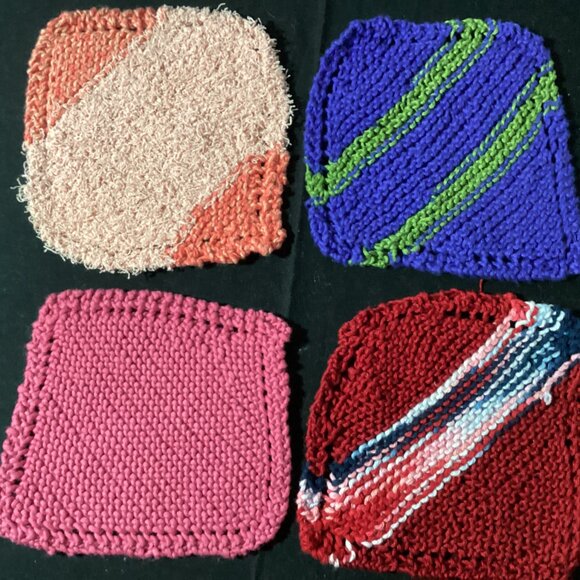 Baker's dozen knit dish cloths (set2) - Picture 2 of 5